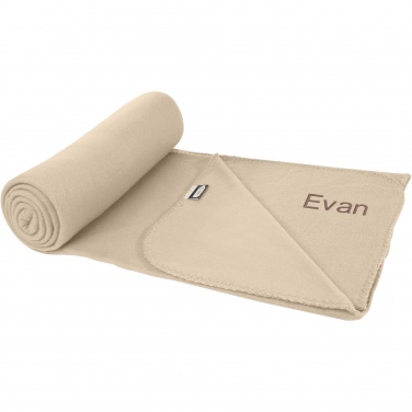 Logotrade advertising products photo of: Willow GRS RPET polar fleece blanket